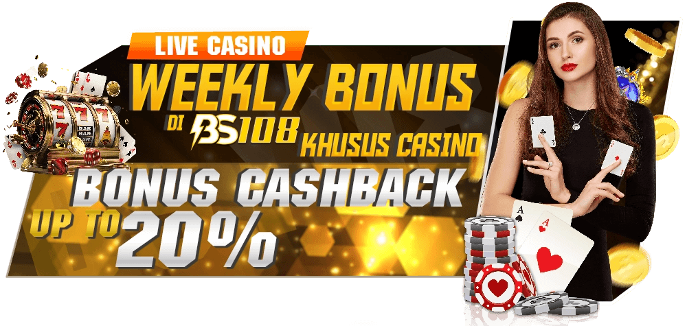 🎲 CASHBACK LIVE CASINO 20% – BS108 🎲